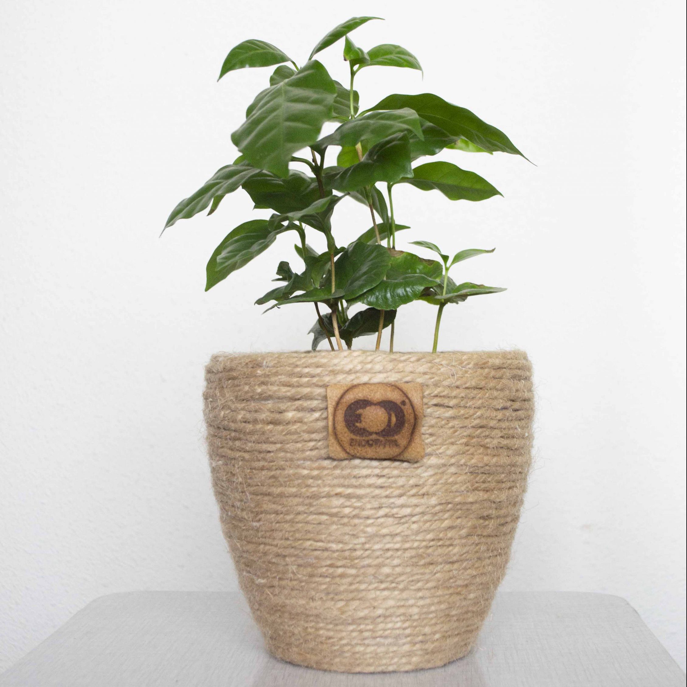 jute upcycled - End of - Bloempot jute