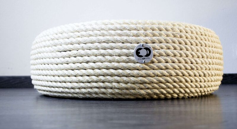Autoband tafel sisal upcycled - Afbeelding 2