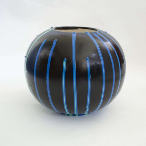 vaas colordrip geupcycled blauw