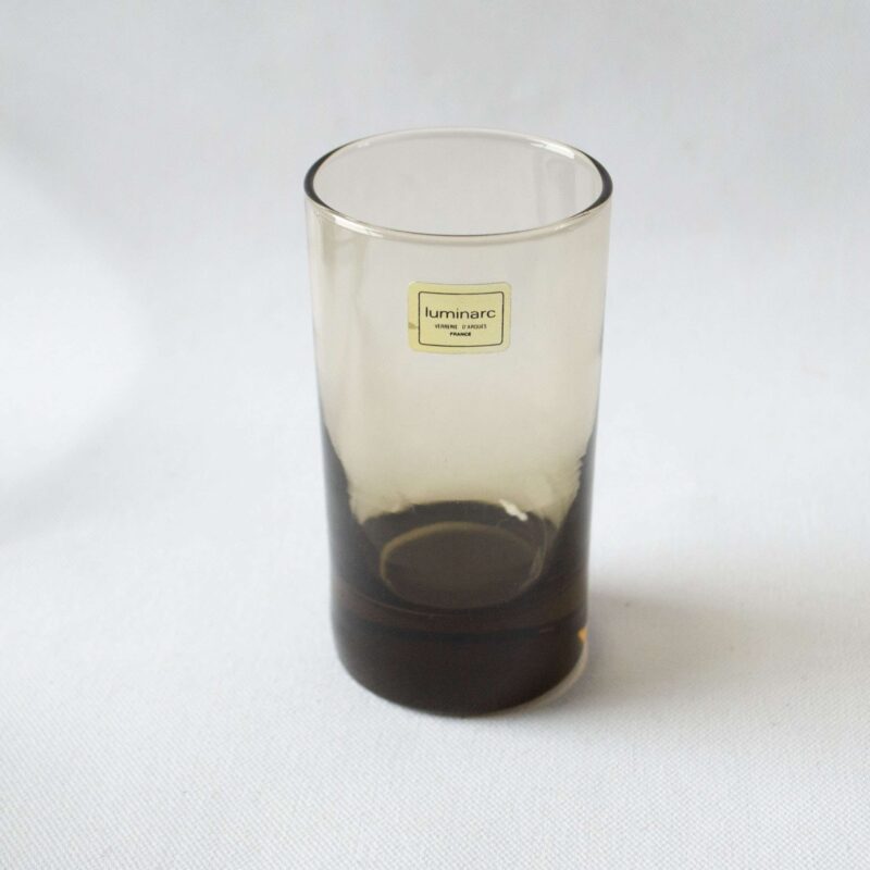 Vintage rookglas glaasjes Luminarc - Afbeelding 2