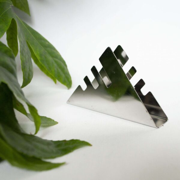 Vintage servethouder metaal