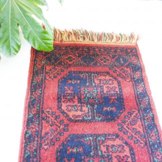 Vintage loper/tapijt rood
