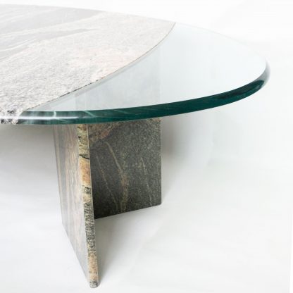 Vintage design tafel graniet