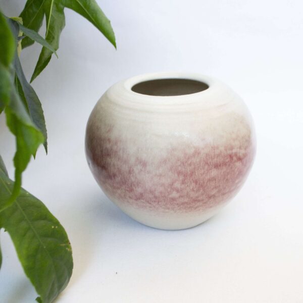 Vintage vaasje creme roze