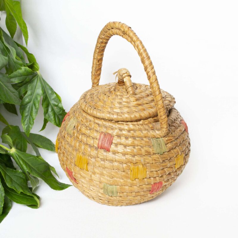 Vintage mand rotan - Afbeelding 2