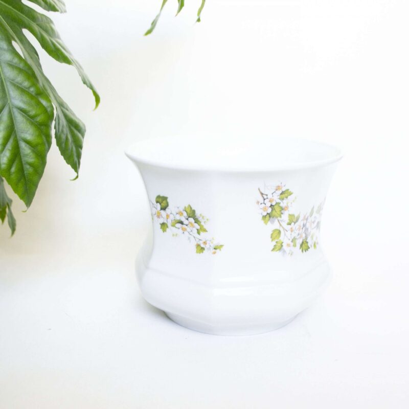Vintage bloempot groot bloemen - Afbeelding 3