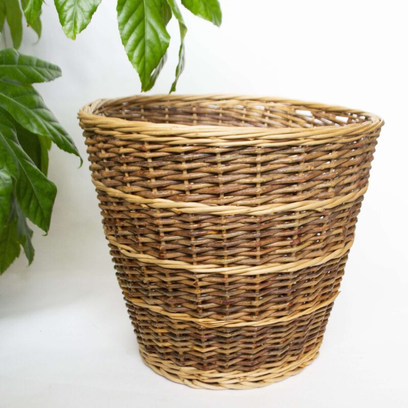 Vintage rieten mand - Afbeelding 2
