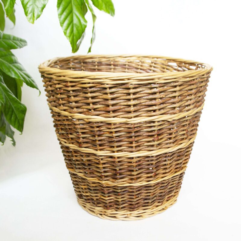 Vintage rieten mand