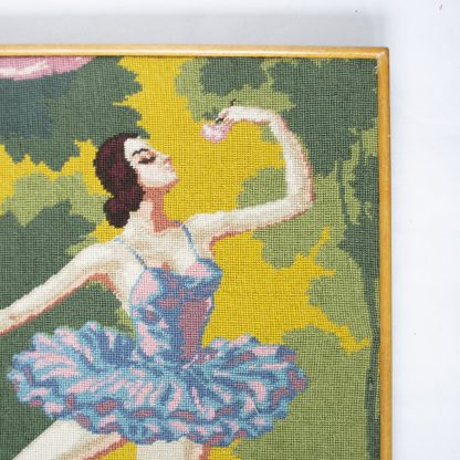 Vintage borduurwerk ballerina