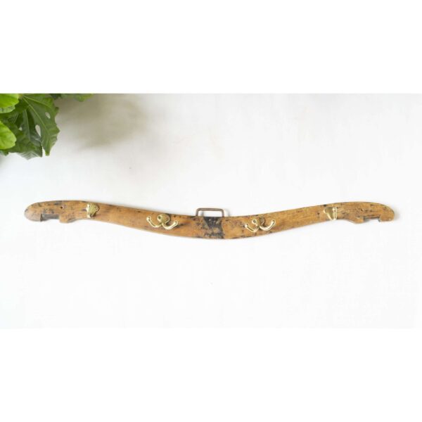 Vintage wandkapstok hout