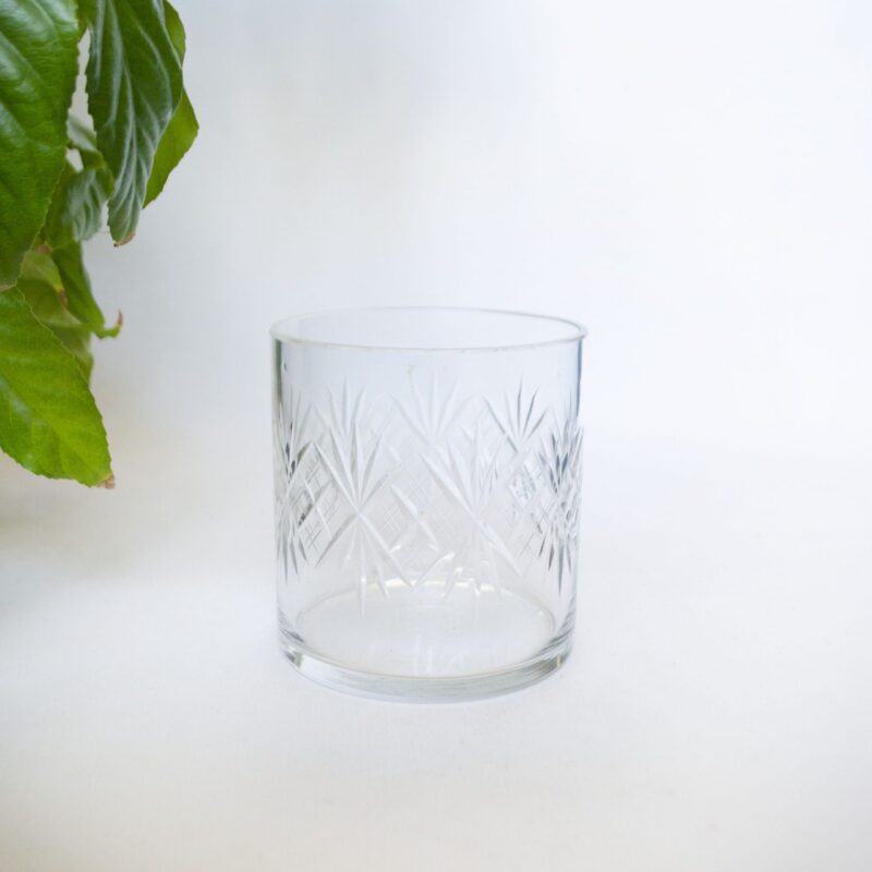 Vintage vaas glas ster