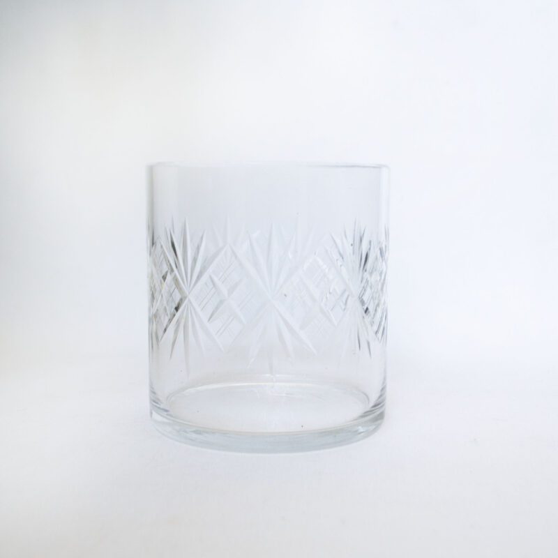 Vintage vaas glas ster