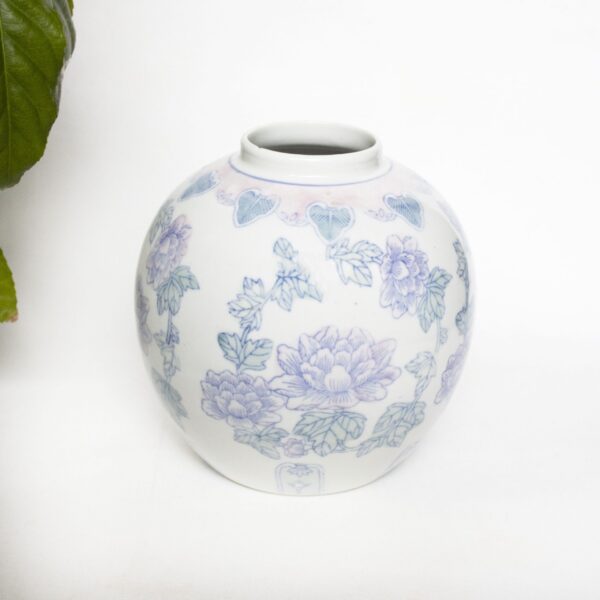 Vintage gemberpot bloemenprint