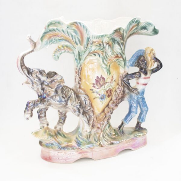 Vintage Italiaanse vaas olifant