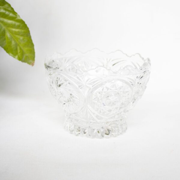 Vintage schaal kristal 