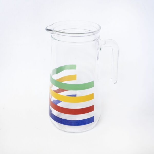 Vintage waterkan strepen