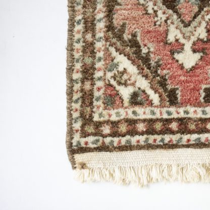 Vintage deurmat/tapijt Perzisch