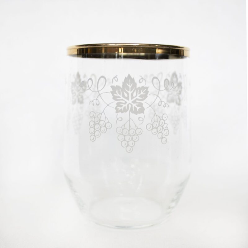 Vintage waterglazen print