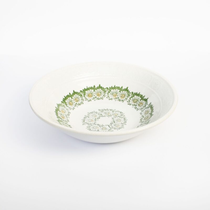 Vintage schaal bloemen