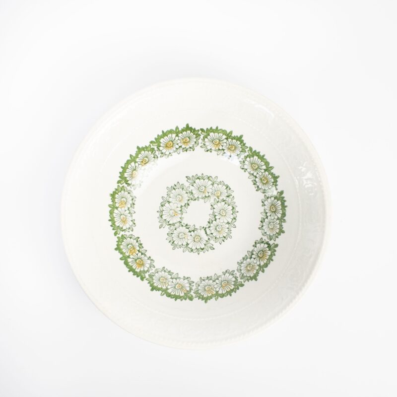 Vintage schaal bloemen