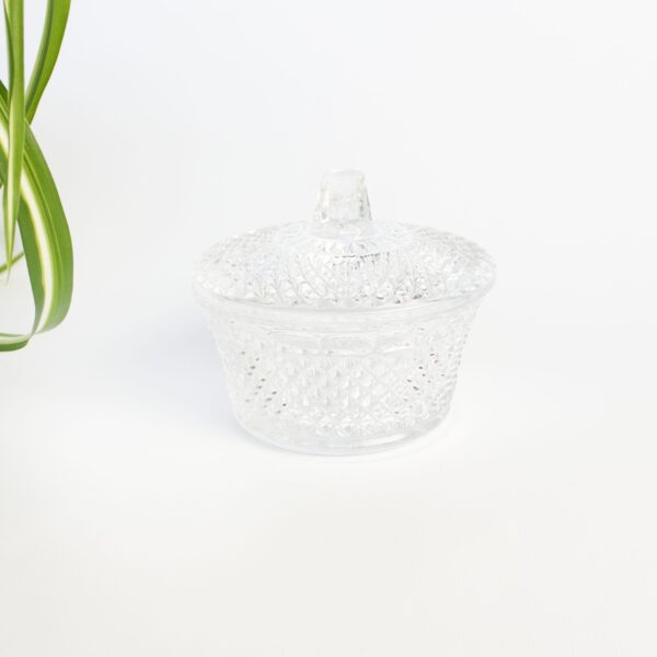 Vintage suikerpot kristal