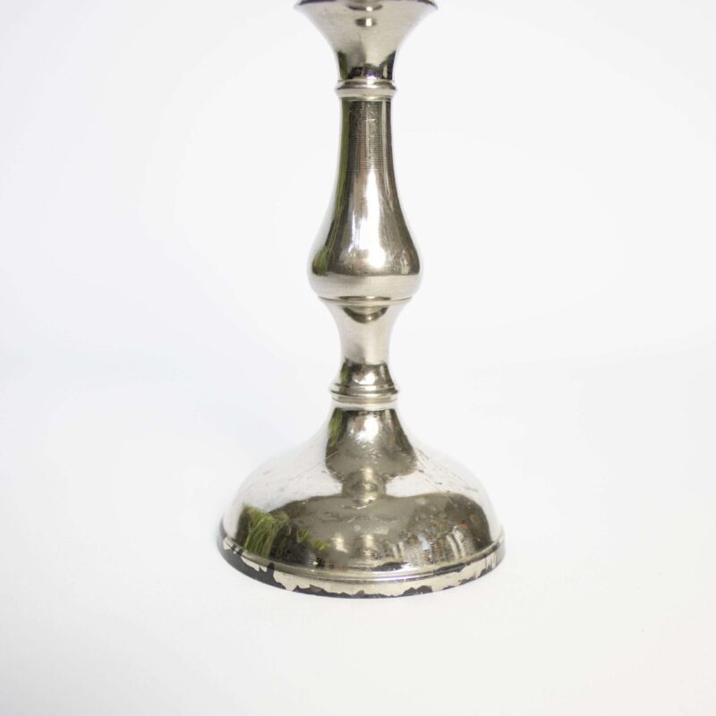 Vintage kandelaar metaal middel