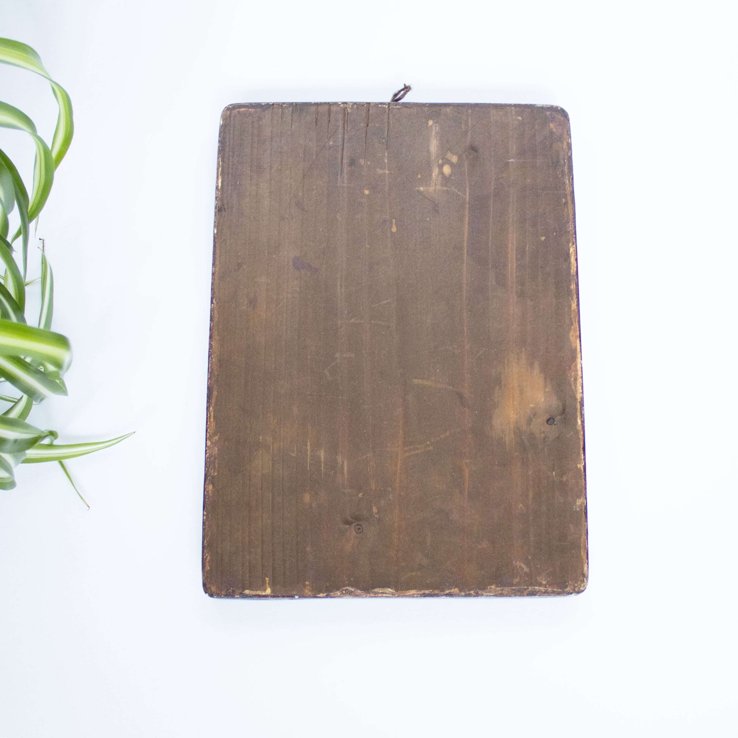 Vintage wandbord hout Maria