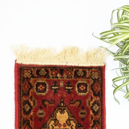 Vintage deurmat Perzisch rood