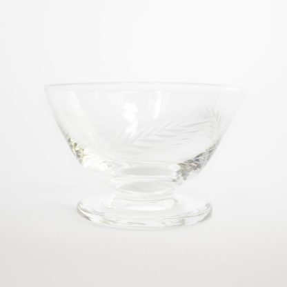 Vintage dessertschaaltjes glas