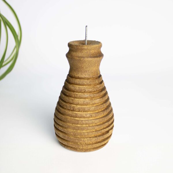 Vintage kandelaar hout