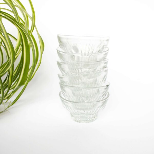Vintage dessertschaaltjes glas print