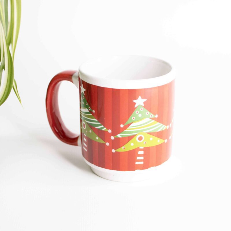 Vintage kerstmokken set