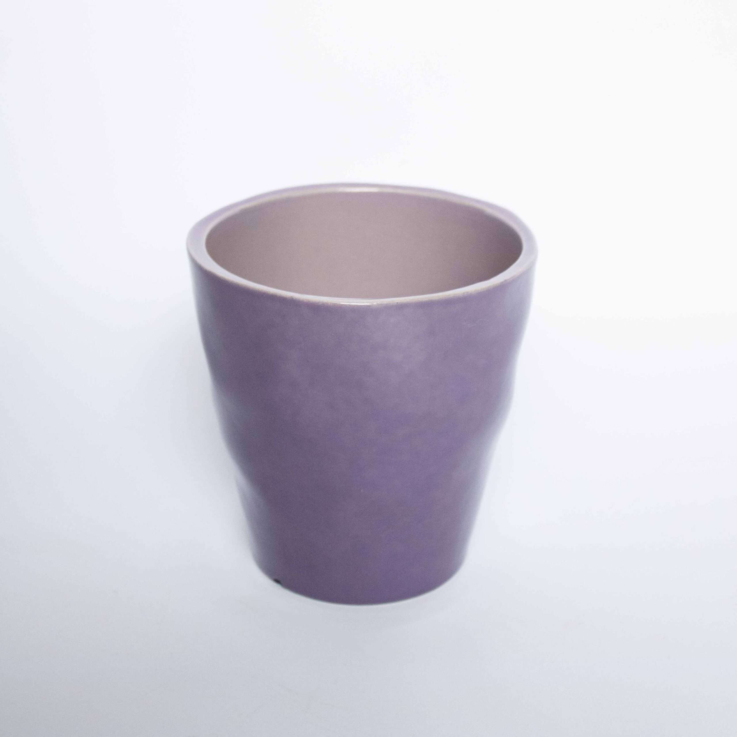 Vintage bloempot paars - Afbeelding 2